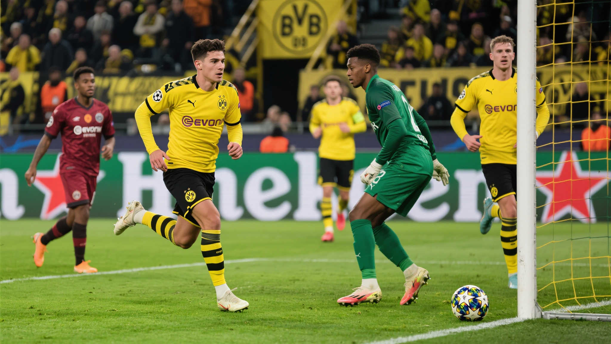 欧洲足坛惊天逆转！多特蒙德4-3不敌南非马梅洛迪日落